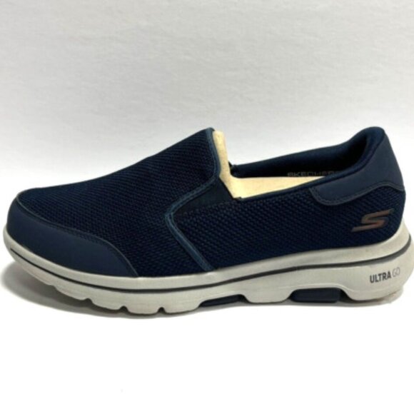 Skechers Mens Go Walk 5 Beeline Sneaker Navy Size 11WW main image 5
